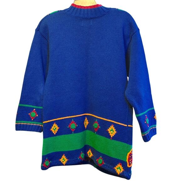 Vintage Gantos funky print 80's sweater - Picture 2 of 5